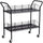 Safco Double Sided Wire Book Cart - 4 Shelf - 200 lb Capacity - 4 Casters - 3'' Caster Size - Steel - 34'' Width x 19.3'' Depth x 40.5'' Height - Black