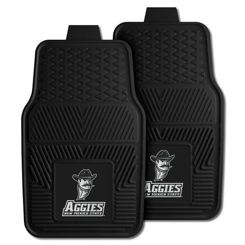 Fanmats - New Mexico State University 2-pc Vinyl Car Mat Set 17''x27''