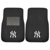 Fanmats - MLB - New York Yankees 2-pc Embroidered Car Mat Set 17''x25.5''