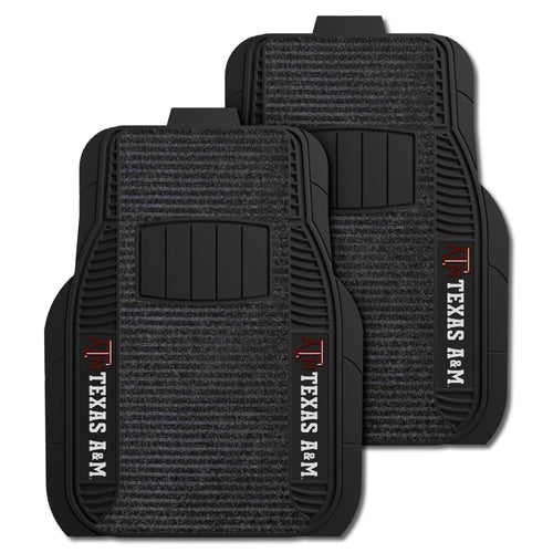 Fanmats - Texas A&M University 2-pc Deluxe Car Mat Set 21''x27''
