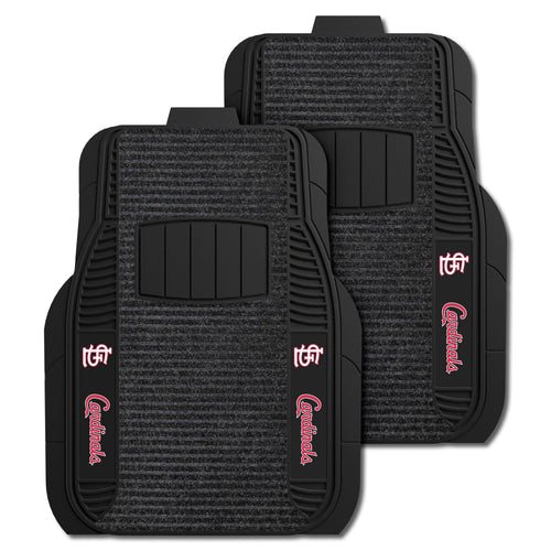 Fanmats - MLB - St. Louis Cardinals 2-pc Deluxe Car Mat Set 21''x27''