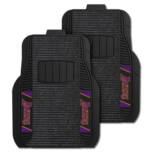Fanmats - NBA - Los Angeles Lakers 2-pc Deluxe Car Mat Set 21''x27''