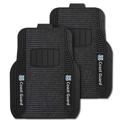 Fanmats - U.S. Coast Guard 2-pc Deluxe Car Mat Set 21''x27''