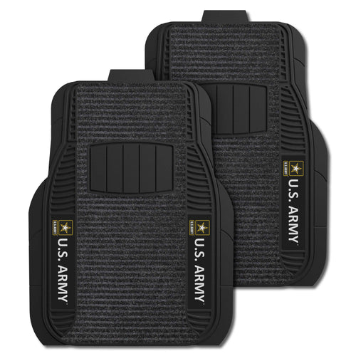 Fanmats - U.S. Army 2-pc Deluxe Car Mat Set 21''x27''
