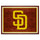 Fanmats - MLB - San Diego Padres 8x10 Rug 87''x117''