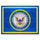 Fanmats - U.S. Navy 8x10 Rug 87''x117''