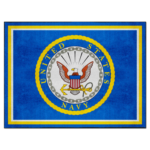 Fanmats - U.S. Navy 8x10 Rug 87''x117''