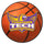 Fanmats - Tennessee Technological University Basketball Mat 27'' diameter