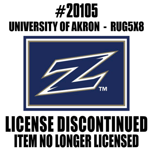 Fanmats - University of Akron 5x8 Rug 59.5''x88''