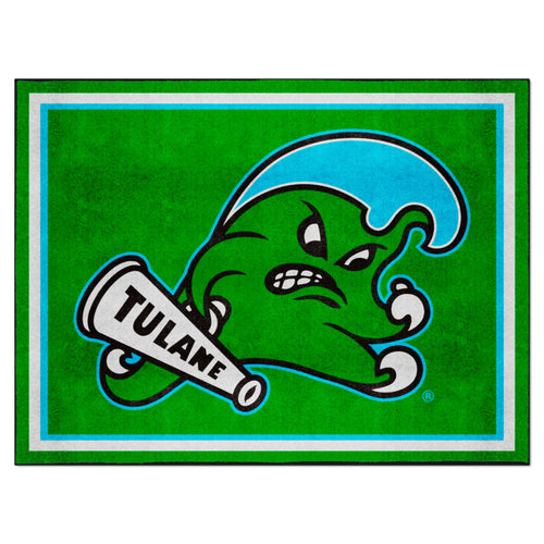 Fanmats - Tulane University 8x10 Rug 87''x117''