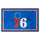 Fanmats - NBA - Philadelphia 76ers 4x6 Rug 44''x71''