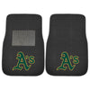 Fanmats - MLB - Oakland Athletics 2-pc Embroidered Car Mat Set 17''x25.5''