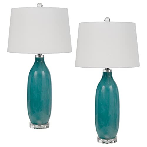 150W 3 Way Cullman Glass Table Lamp - Cal Lighting