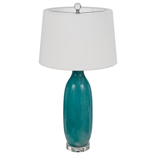150W 3 Way Cullman Glass Table Lamp - Cal Lighting