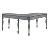 Country Meadows L-Shaped Desk w/PWR - OSP Home Furnishings