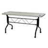 5’ Resin Multi Purpose Flip Table with Locking Casters - Office Star Products