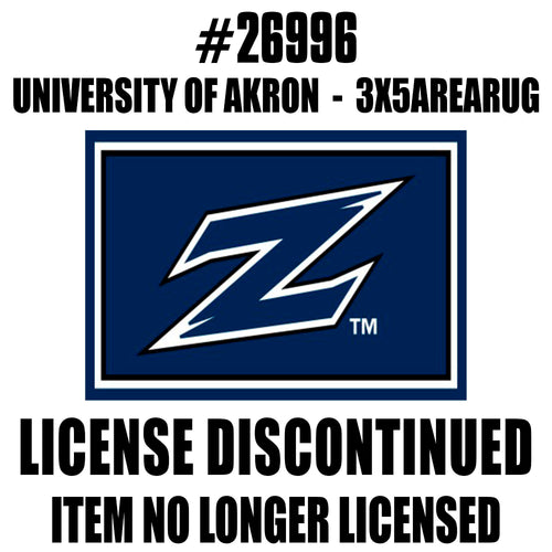 Fanmats - University of Akron 3x5 Rug 36''x 60''