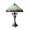 CHLOE Lighting NICHOLAS Tiffany-Style Mission Stained Glass Table Lamp 25'' Height