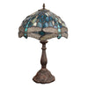 SUNNIVA Dragonfly Tiffany-Style 1-Light Table Lamp 12'' Shade - CHLOE Lighting