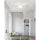 1 Light Flush Mount in Aged Brass w/ Fluted Glass - Dainolite