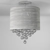 2LT Incan Crystal Flush-Mount P Chrome Silver - Dainolite