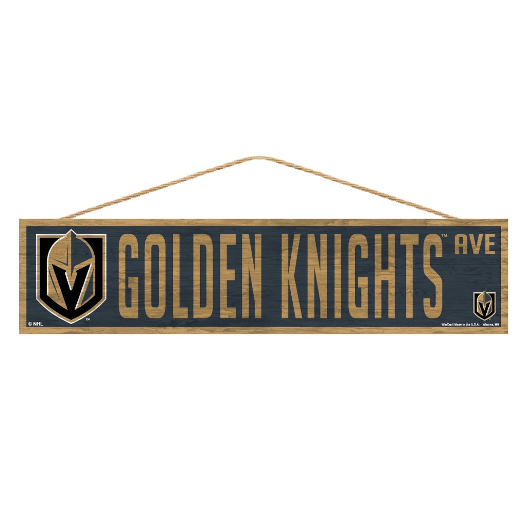 Vegas Golden Knights Sign 4x17 Wood Avenue Design - Special Order - 20