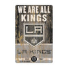 Los Angeles Kings Sign 11x17 Wood Slogan Design - 20