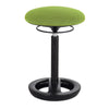 Twixt Desk Height Ergonomic Stool, 22.5'' Seat Height, Supports up to 250 lbs., Green Seat/Green Back, Black Base - Safco