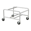 Sled Base Stack Chair Cart - 500.00 lb Capacity - 4 x 3'' Caster - Steel - 23.5'' x 27.5'' x 17.0'' - Silver - Safco