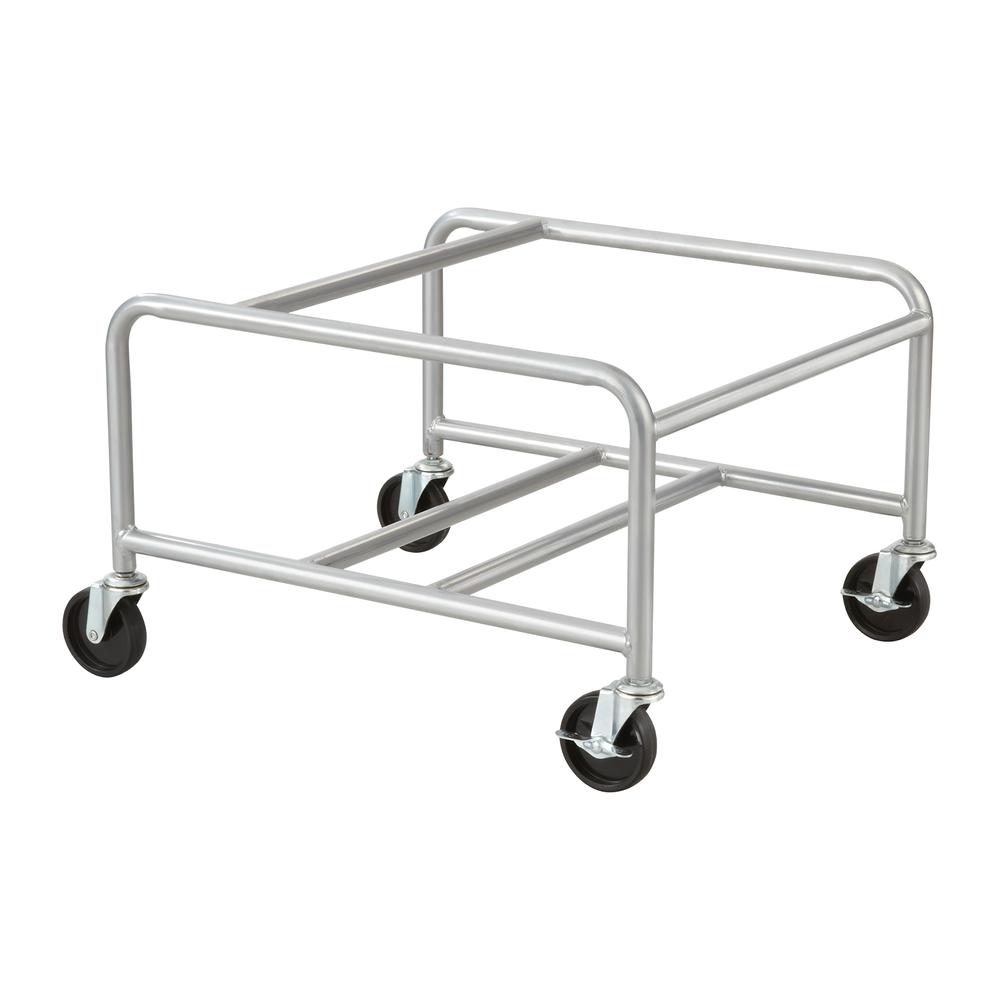 Sled Base Stack Chair Cart - 500.00 lb Capacity - 4 x 3'' Caster - Steel - 23.5'' x 27.5'' x 17.0'' - Silver - Safco