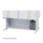 High Base for 4996 and 4986 White - Safco