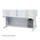 High Base for 4996 and 4986 White - Safco