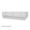 Closed Base for 4996 and 4986 White - Safco