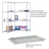Safco Extra Shelf Pack - 48'' x 18'' x 1.5'' - 2 x Shelf(ves) - 1250 lb Load Capacity - Gray - Powder Coated - Steel