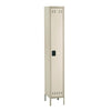 Single-Tier Locker, 12w x 18d x 78h, Two-Tone Tan - Safco
