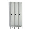 Single Tier Locker 3 Column Gray - Safco