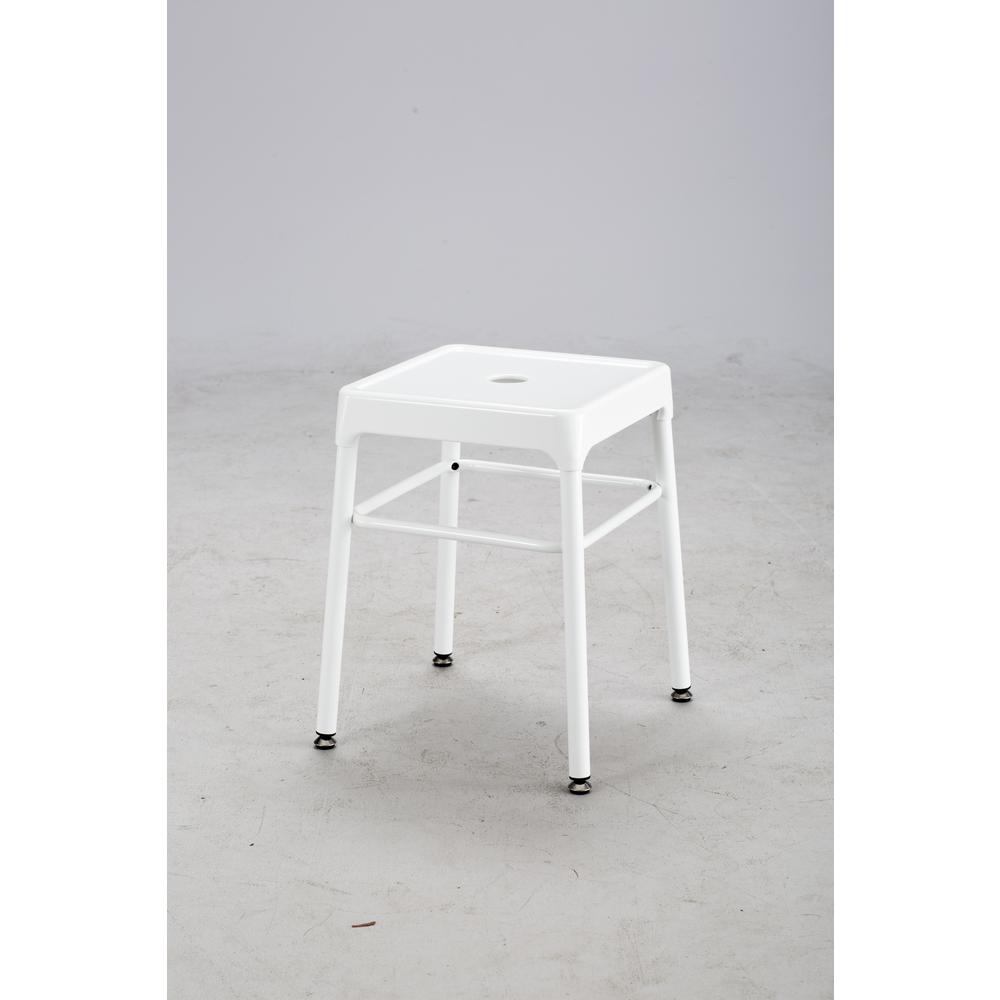 Safco® Steel Guest Stool White