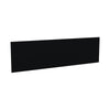 Mayline Aberdeen Fabric Tack Panel - 0.5'' x 69.6'' x 19.3'' - Fluted Edge - Material: Particleboard - Finish: Black, Laminate