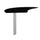 Curved Desk Extension (Left), Mocha - Safco