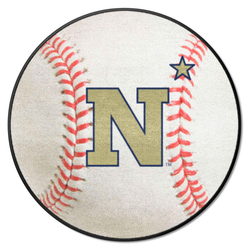 Fanmats - U.S. Naval Academy Baseball Mat 27'' diameter