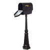Curbside Mailbox with Newspaper Tube and Tacoma Mailbox with Direct Burial Kit - Special Lite Products