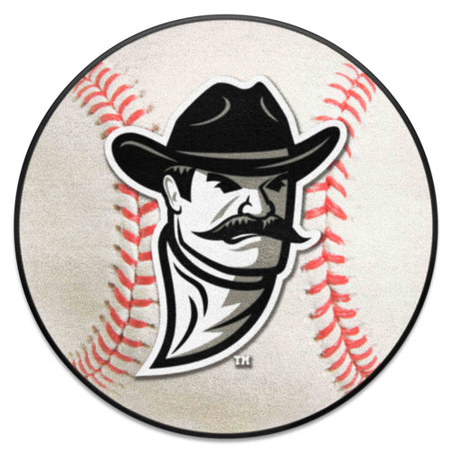 Fanmats - New Mexico State University Baseball Mat 27'' diameter