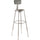 (3 Pack) NPS® 32''-39'' Height Adjustable Heavy Duty Vinyl Padded Steel Stool With Backrest, Grey - National Public Seating