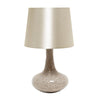 14.17'' Patchwork Crystal Glass Table Lamp, Champagne - Creekwood Home