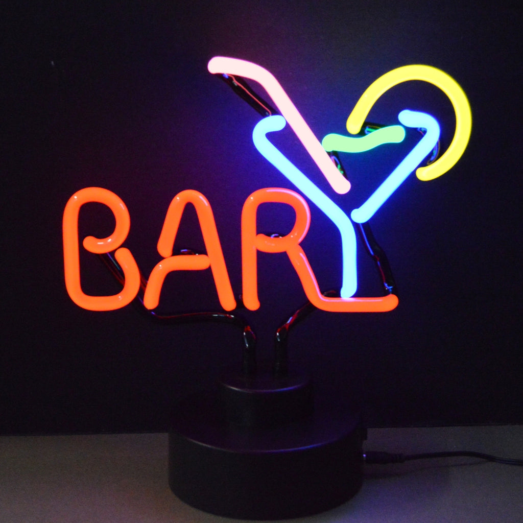 Bar Martini  Neon Sculpture