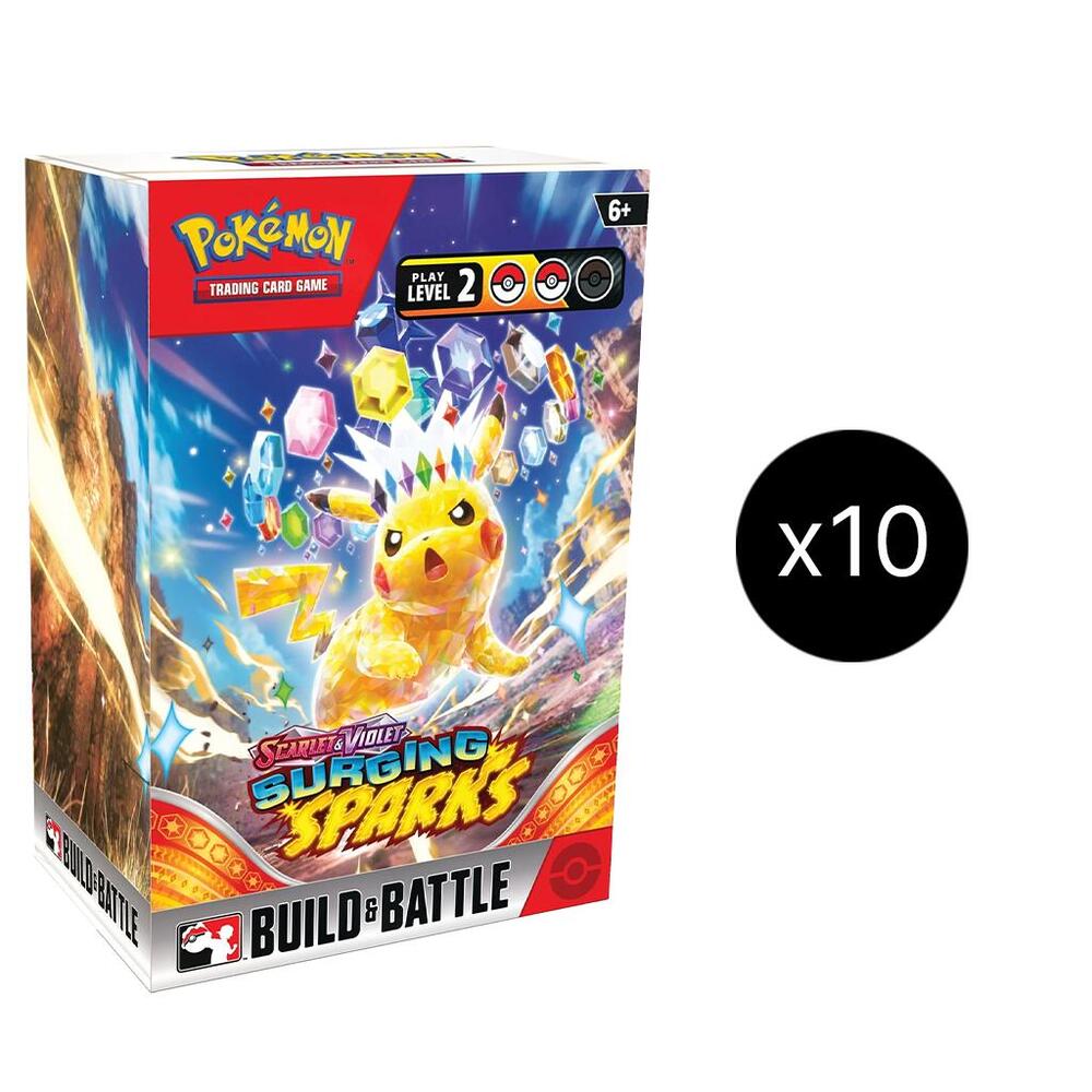 Pokmon TCG: Scarlet & Violet 8: Surging Sparks: Build & Battle Box Di GameRoomPlaza Pokmon TCG: Scarlet & Violet 8: Surging Sparks: Build & Battle Box Di GameRoomPlaza