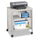 Impromptu Deskside Machine Stand, Metal, 3 Shelves, 100 lb Capacity, 26.25'' x 21'' x 26.5'', Gray - Safco