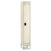 Single-Tier Locker, 12w x 18d x 78h, Two-Tone Tan - Safco