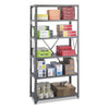 Commercial Steel Shelving Unit, Six-Shelf, 36w x 18d x 75h, Dark Gray - Safco