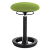 Twixt Desk Height Ergonomic Stool, 22.5'' Seat Height, Supports up to 250 lbs., Green Seat/Green Back, Black Base - Safco
